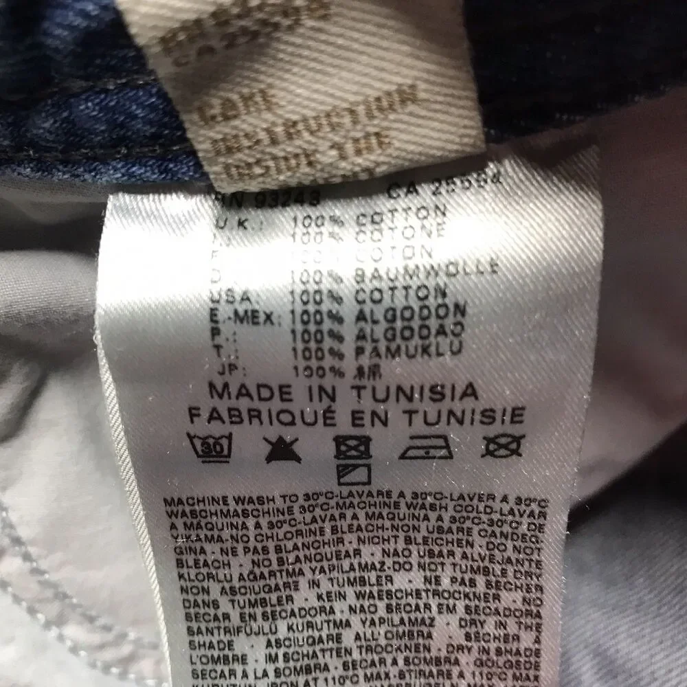 DIESEL Larkee Jeans Men 30x32 (29/32 tag) Light Whiskered Wash Button Fly